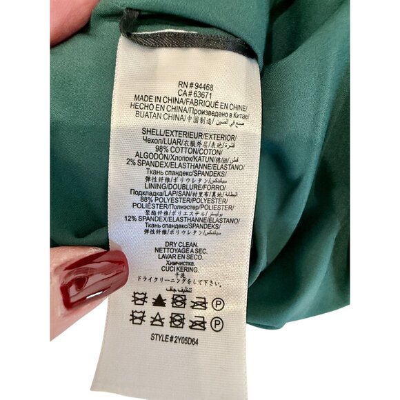 BCBGMaxazria Velvet Bustier Dress in Pine NWT - Size 12 - Picture 3 of 8